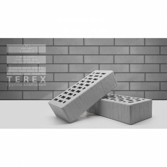 Кирпич TEREX одинарный (серый) шале
