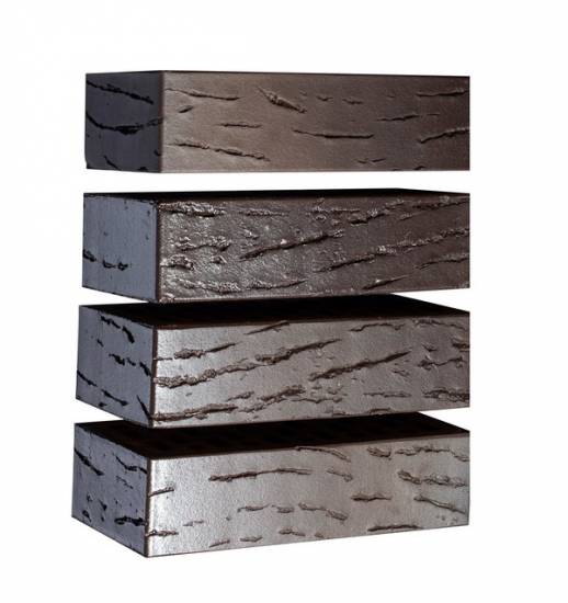 Кирпич керамический Флеш Антик Графит (250х120х65) Магма