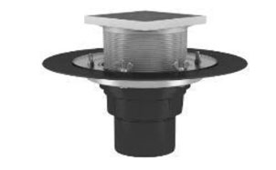 Кровельная воронка TERMOCLIP тип ВФ-ТО с обжимным фланцем, 110*450 мм