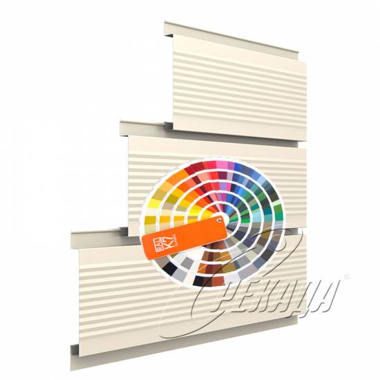 Линеарные панели для вентфасада - Цвет RAL открытый торец