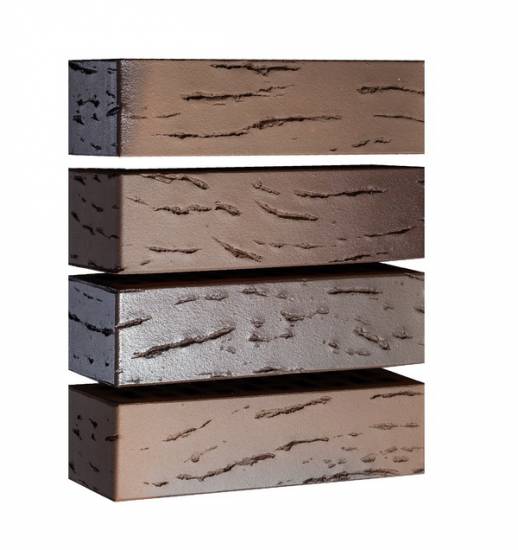 Кирпич керамический Флеш Антик Графит ЕВРОФОРМАТ 0,7НФ (250х85х65) Магма