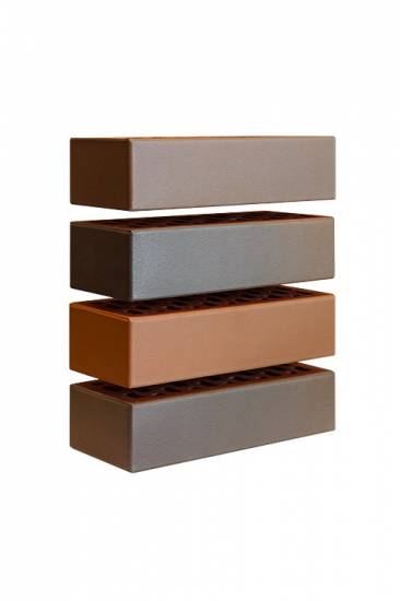 Кирпич керамический Флеш-обжиг утолщенный ЕВРОФРМАТ 1,4НФ (250х120х88) Магма