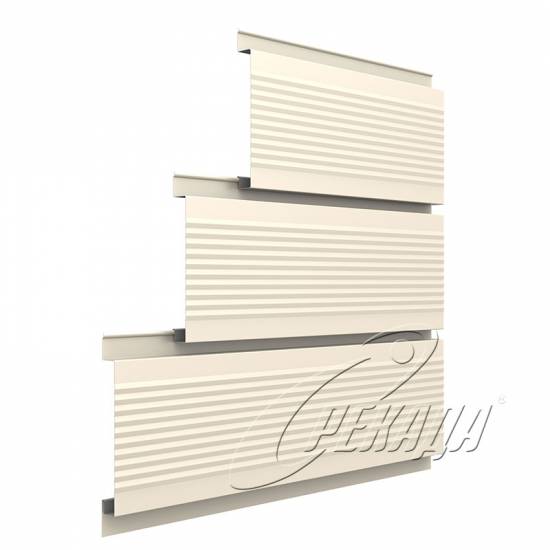 Линеарные панели для вентфасада - RAL 9010 открытый торец