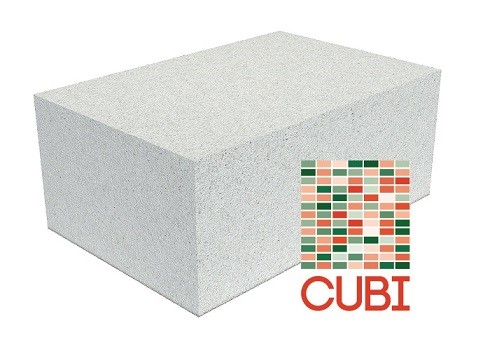 Газобетонный блок CUBI D700 B3,5 F100 625х200х400 ровный