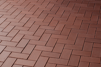 Клинкерная брусчатка «БОРДО» (Красный) Магма